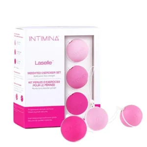 Intimina Laselle Palline Kegel Excercisers Routine 3 28g, 38g, 48g