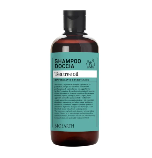 Bioearth Shampoo Doccia Tea Tree Oil 500 ml