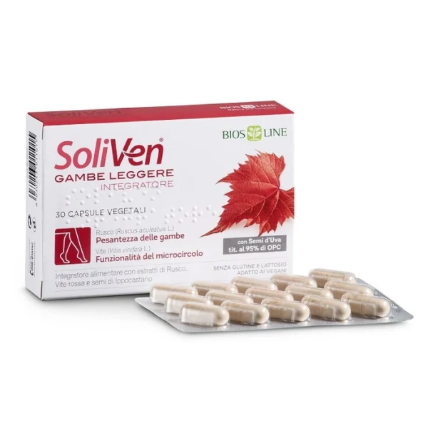 Biosline SoliVen gambe leggere 30 capsule vegetali