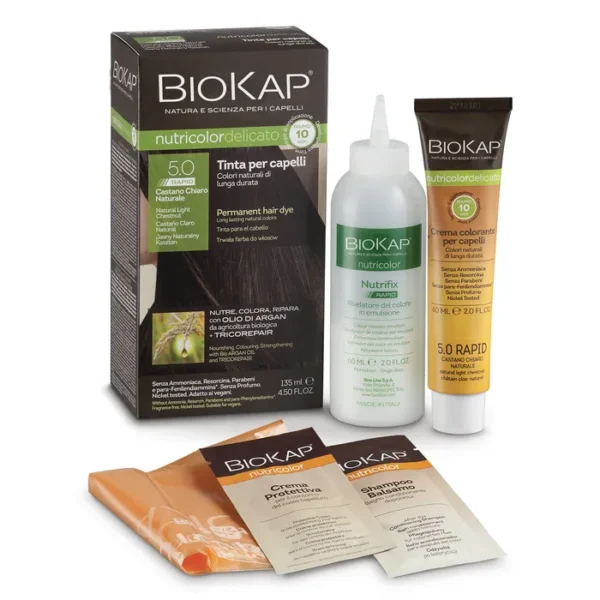 Biokap Nutricolor Delicato Rapid 5.05 Castano Nocciola 135ml