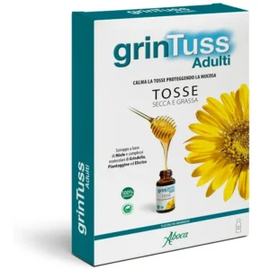 Aboca Grintuss Sciroppo Adulti Tosse Secca/Grassa 12 Flaconcini Da 13,6g